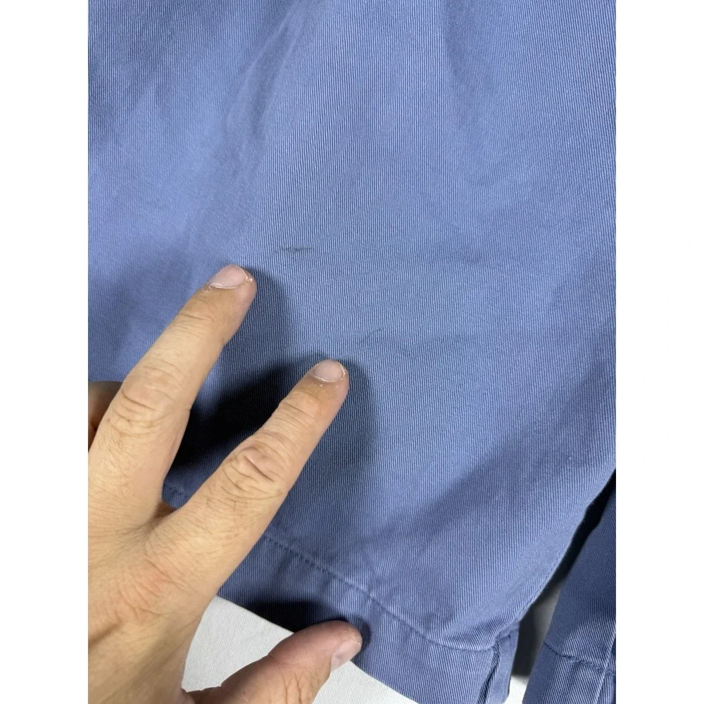 Vintage Polo Ralph Lauren Tyler Shorts Mens 38 (36?) Blue Pleated Classic Chino